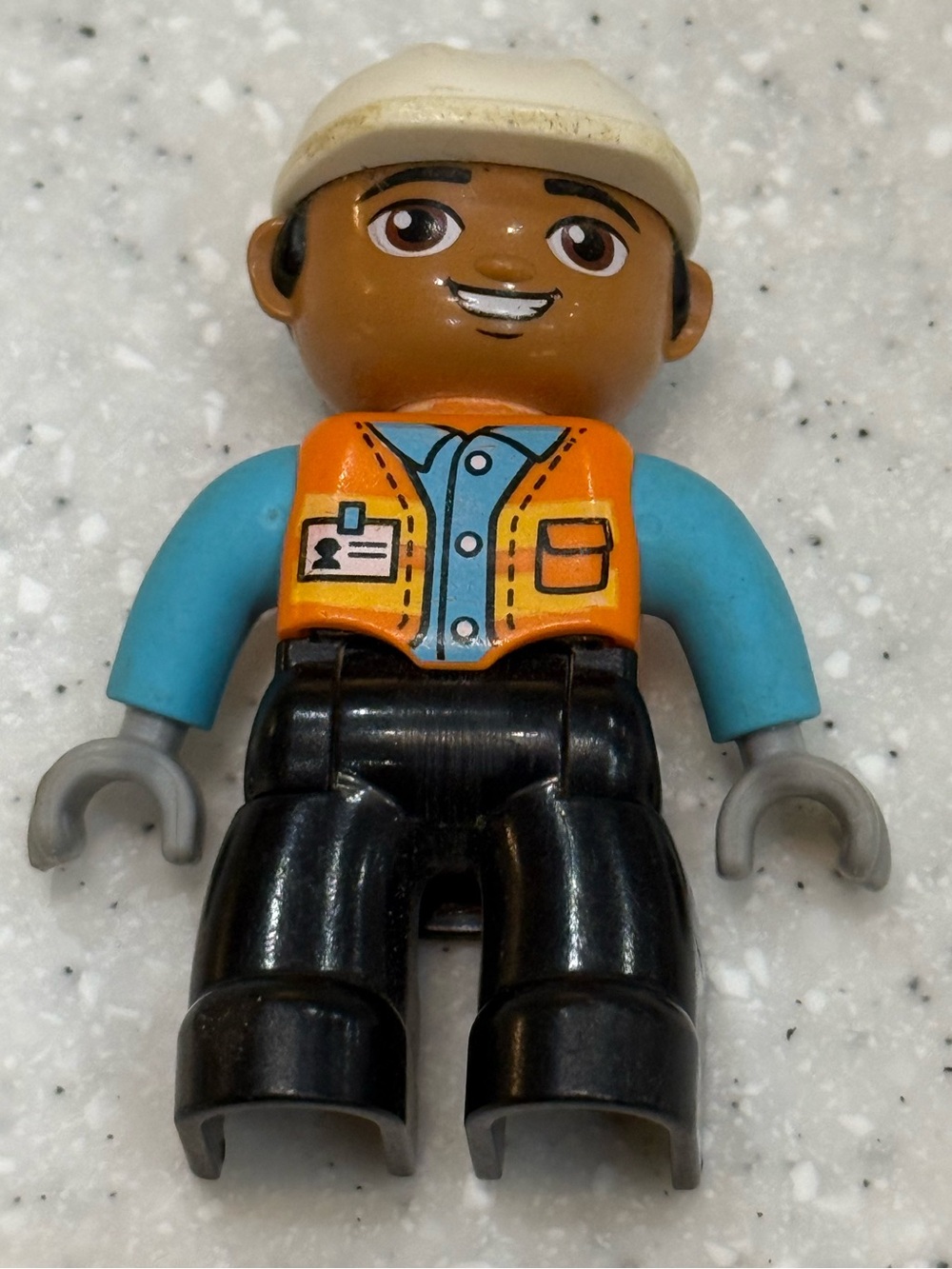 LEGO DUPLO construction worker figure